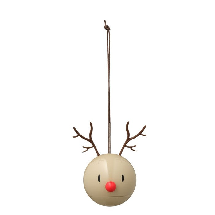 Produktbillede af Hoptimist Rensdyr Ornament latte 2 stk i premium kvalitet