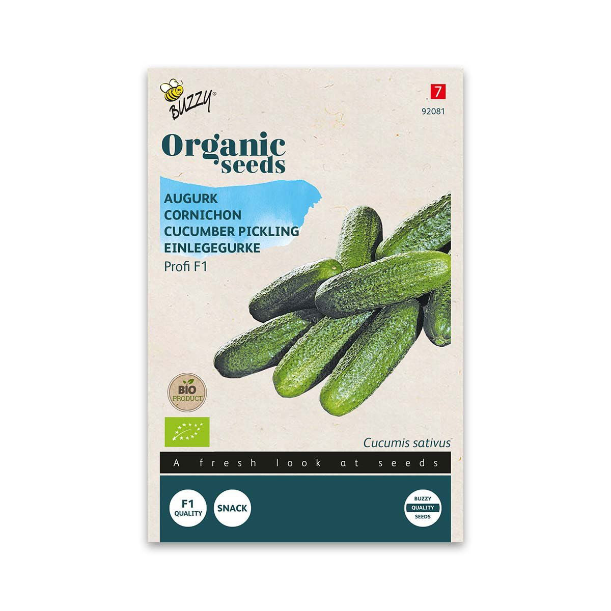 Produktbillede af Økologiske Sylteagurke frø Profi F1 på tilbud i høj kvalitet