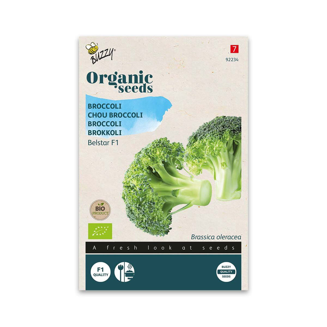Produktbillede af Økologisk Broccoli frø Belstar F1 på tilbud i høj kvalitet