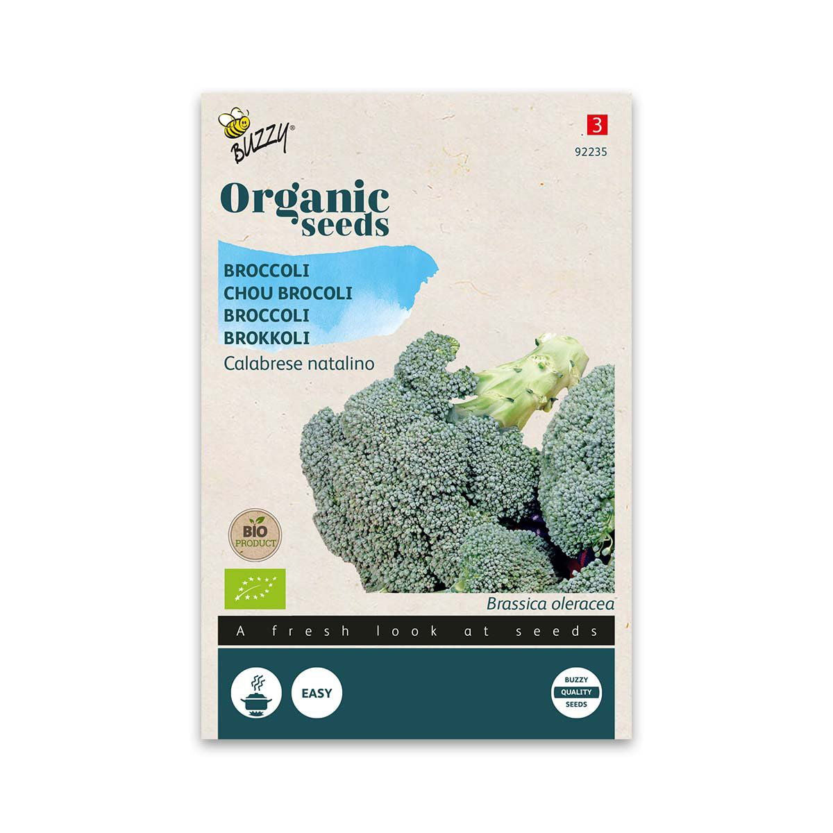 Produktbillede af Økologisk Broccoli frø Calabrese Natalino på tilbud i høj kvalitet