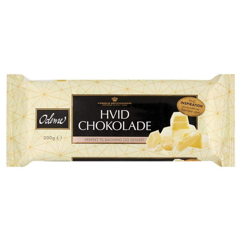 Hvid Chokolade Stk (200 G) ❤ Stort online udvalg i OdenMarcipan ❤ Billig fragt og hurtig levering 2 - 5 hverdage - Varenummer: BAR-725205 / Ean: &