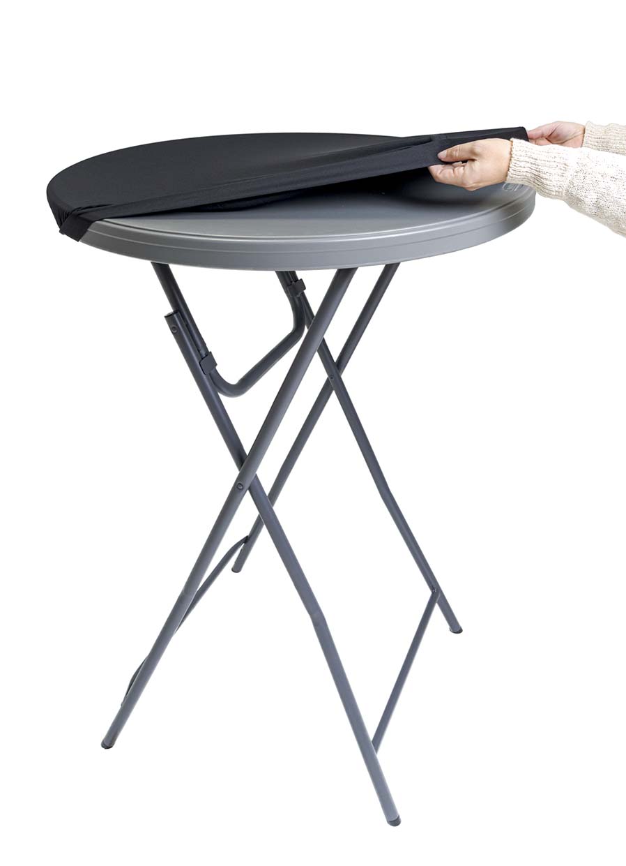 Produktbillede af Zown Stretch Top f. ståbord Sort på tilbud