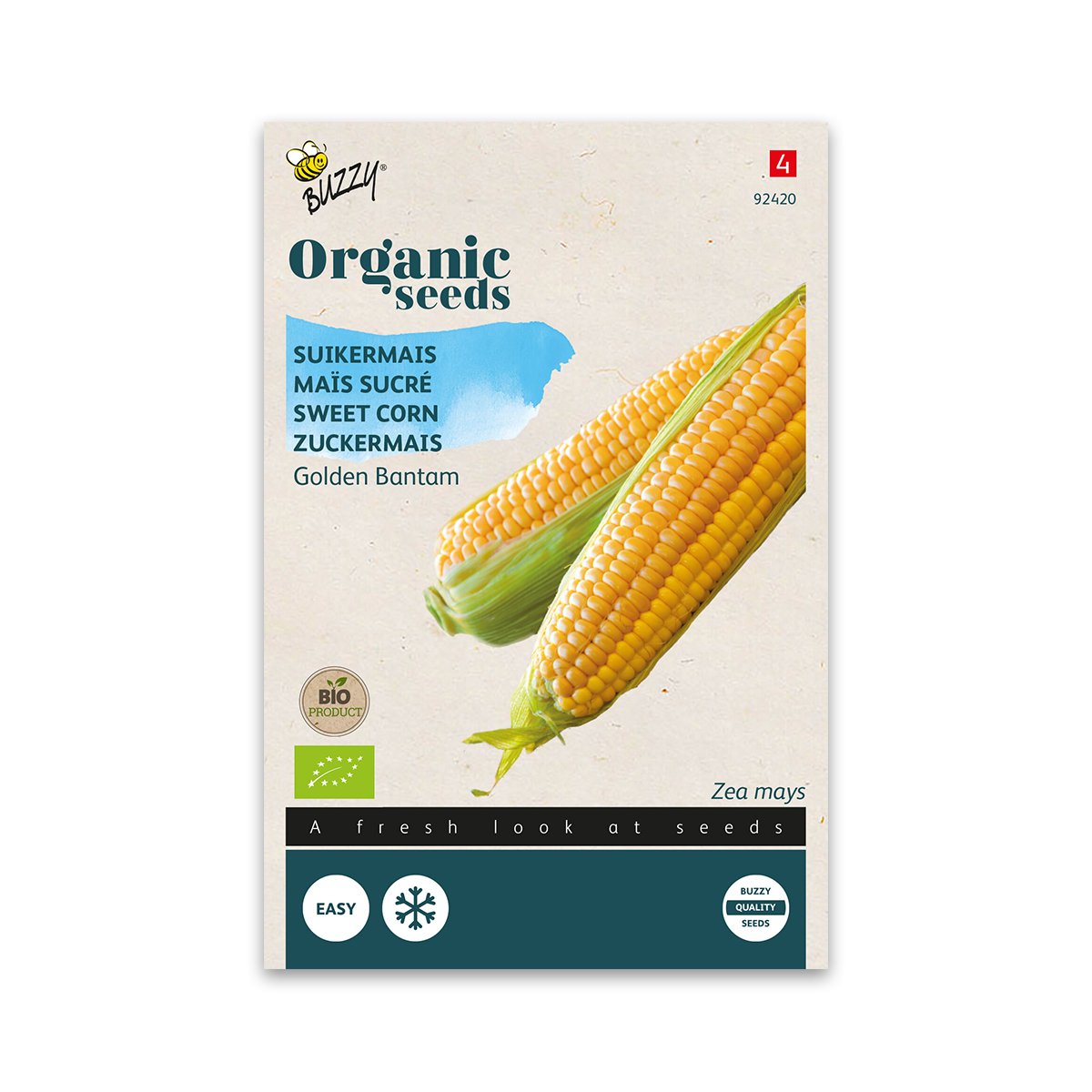 Produktbillede af Økologisk Sukkermajs frø Golden Bantam på tilbud i høj kvalitet