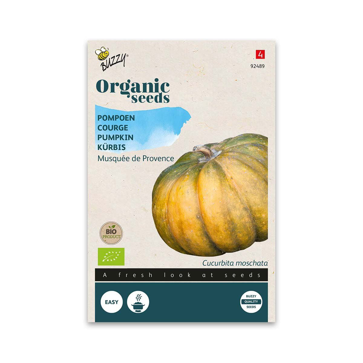 Produktbillede af Økologisk Græskar frø Musquée de Provence på tilbud i høj kvalitet