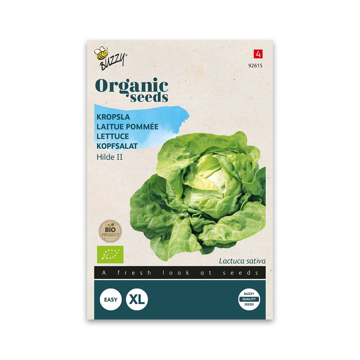 Produktbillede af Økologisk Hovedsalat frø Hilde II på tilbud i høj kvalitet