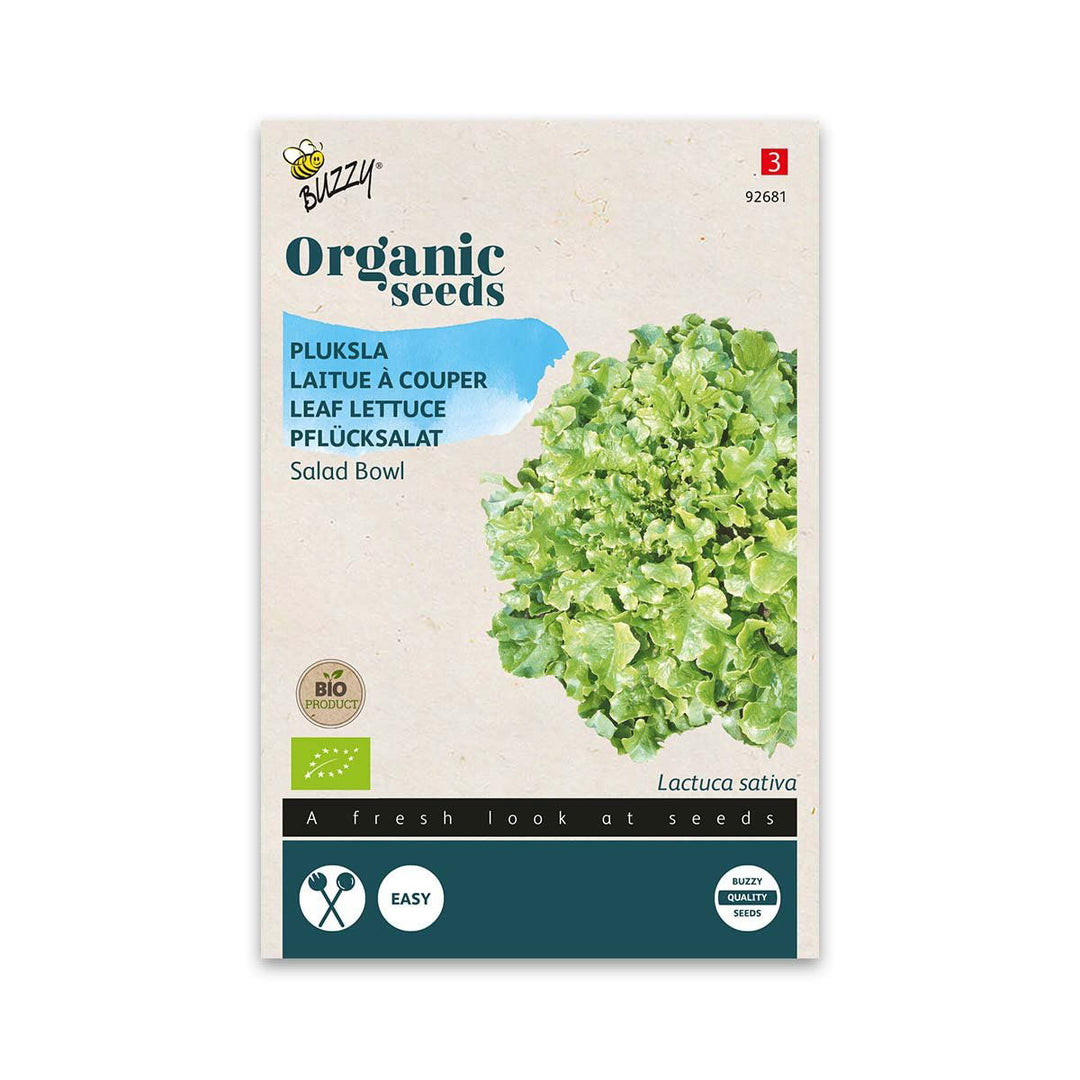 Produktbillede af Økologisk Pluksalat frø Salad Bowl Green på tilbud i høj kvalitet