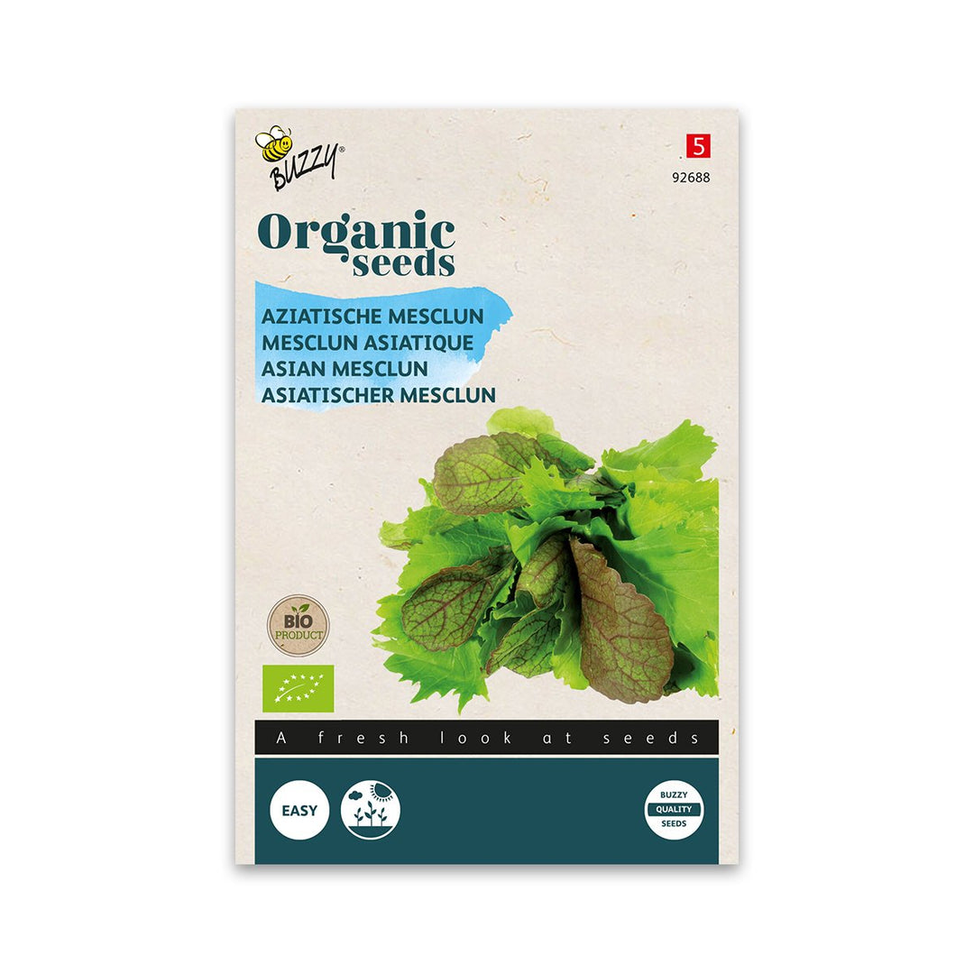 Produktbillede af Økologisk Pluksalat frø Asian mix på tilbud i høj kvalitet