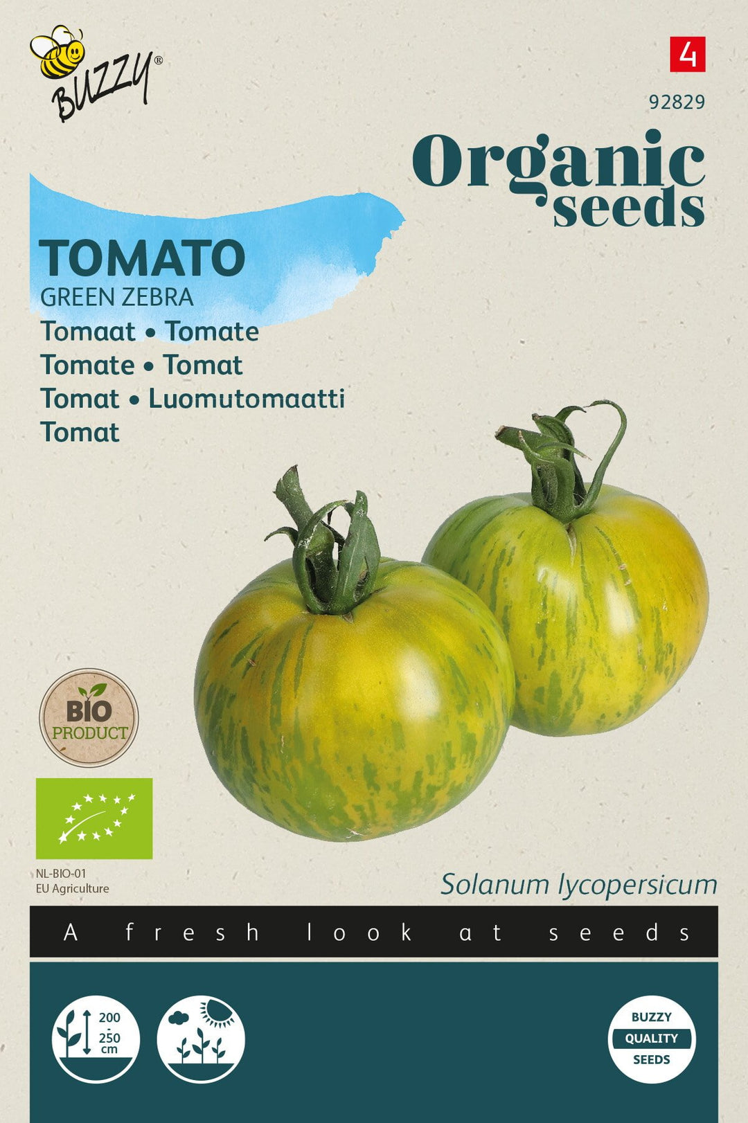Produktbillede af Økologisk Tomat frø Green Zebra på tilbud i høj kvalitet