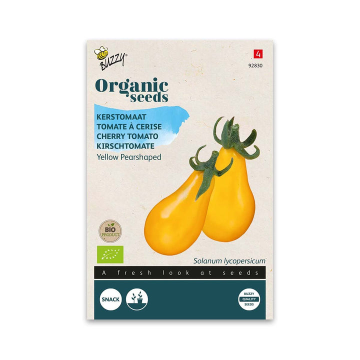 Produktbillede af Økologisk Tomat frø Yellow Pearshaped på tilbud i høj kvalitet