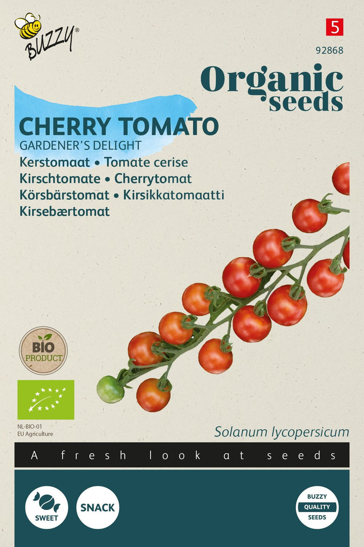 Produktbillede af Økologisk Tomat frø Gardener´s Delight på tilbud i høj kvalitet