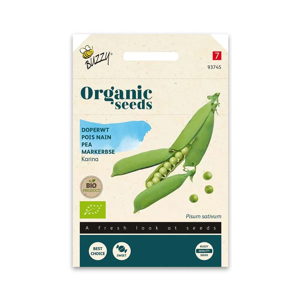 Produktbillede af Økologiske Ærte frø Karina på tilbud i høj kvalitet