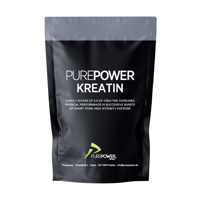 Produktbillede af PurePower Kreatin Neutral 300 g på tilbud i brug