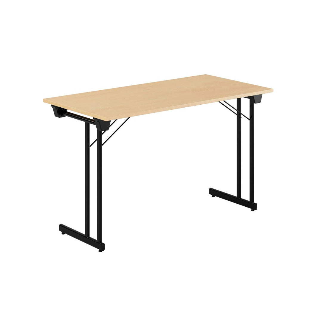 Produktbillede af Kongress Style 120x60cm Sammenklappeligt bord Bøg-sort på tilbud
