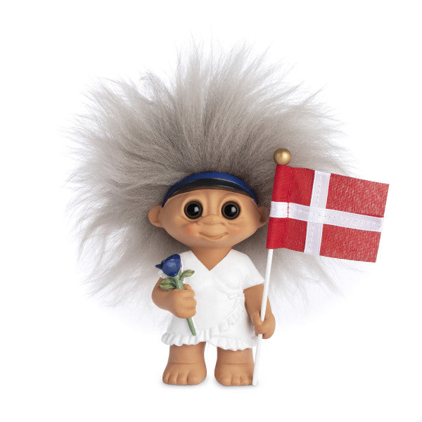 Lykketrold Student pige blå