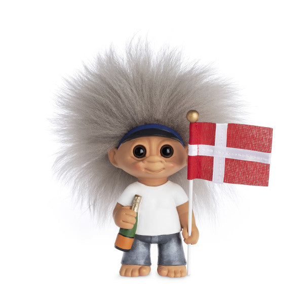 Lykketrold Student dreng blå