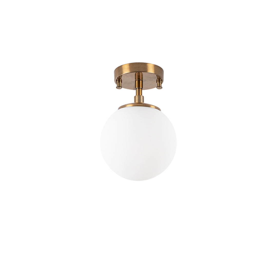 LUMI Villarrobledo loftlampe glas og guld metal
