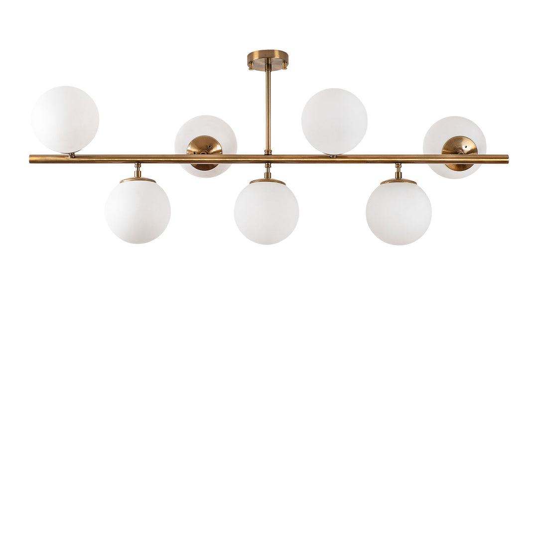 LUMI Caserta loftlampe glas og guld metal