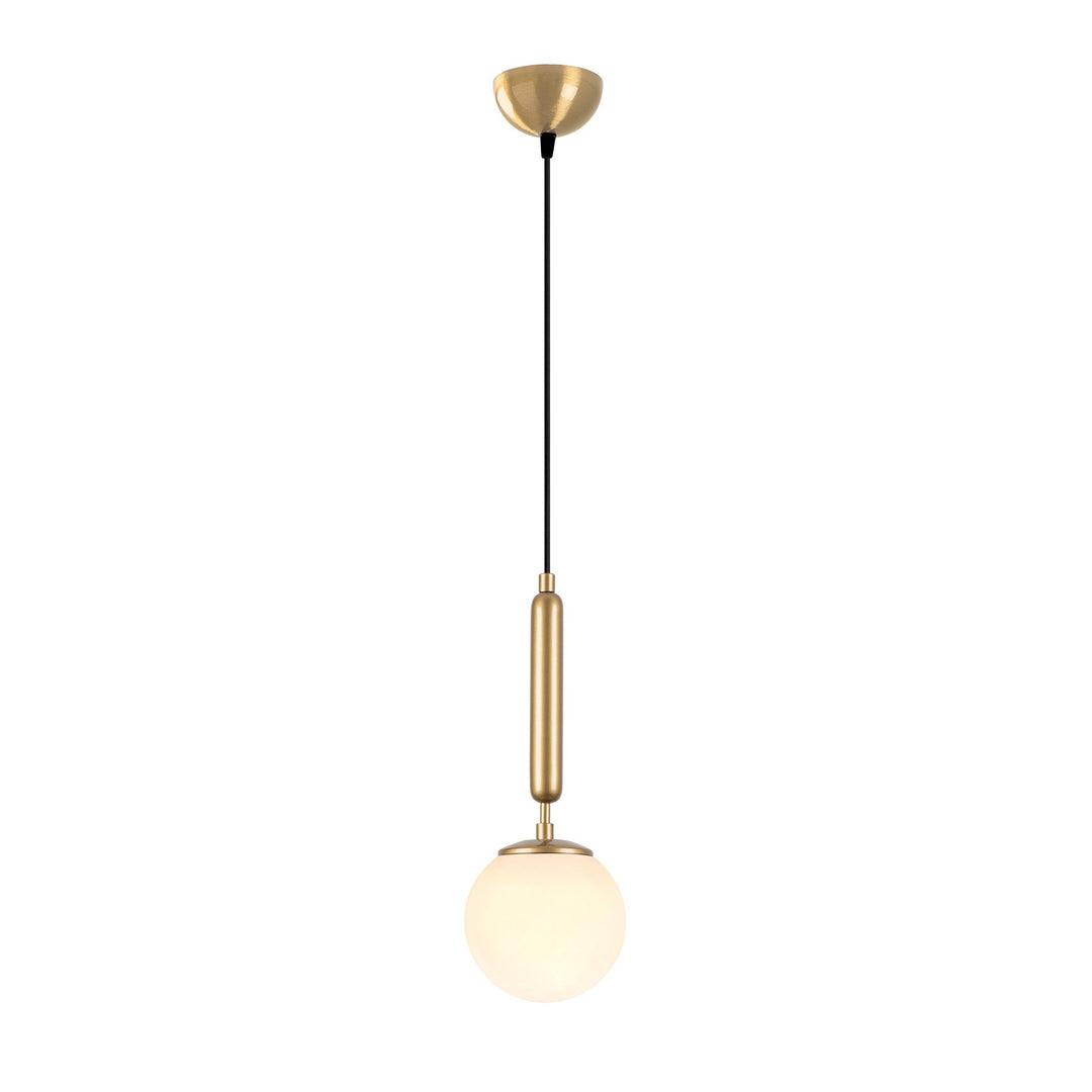 LUMI Almada loftlampe glas og guld metal