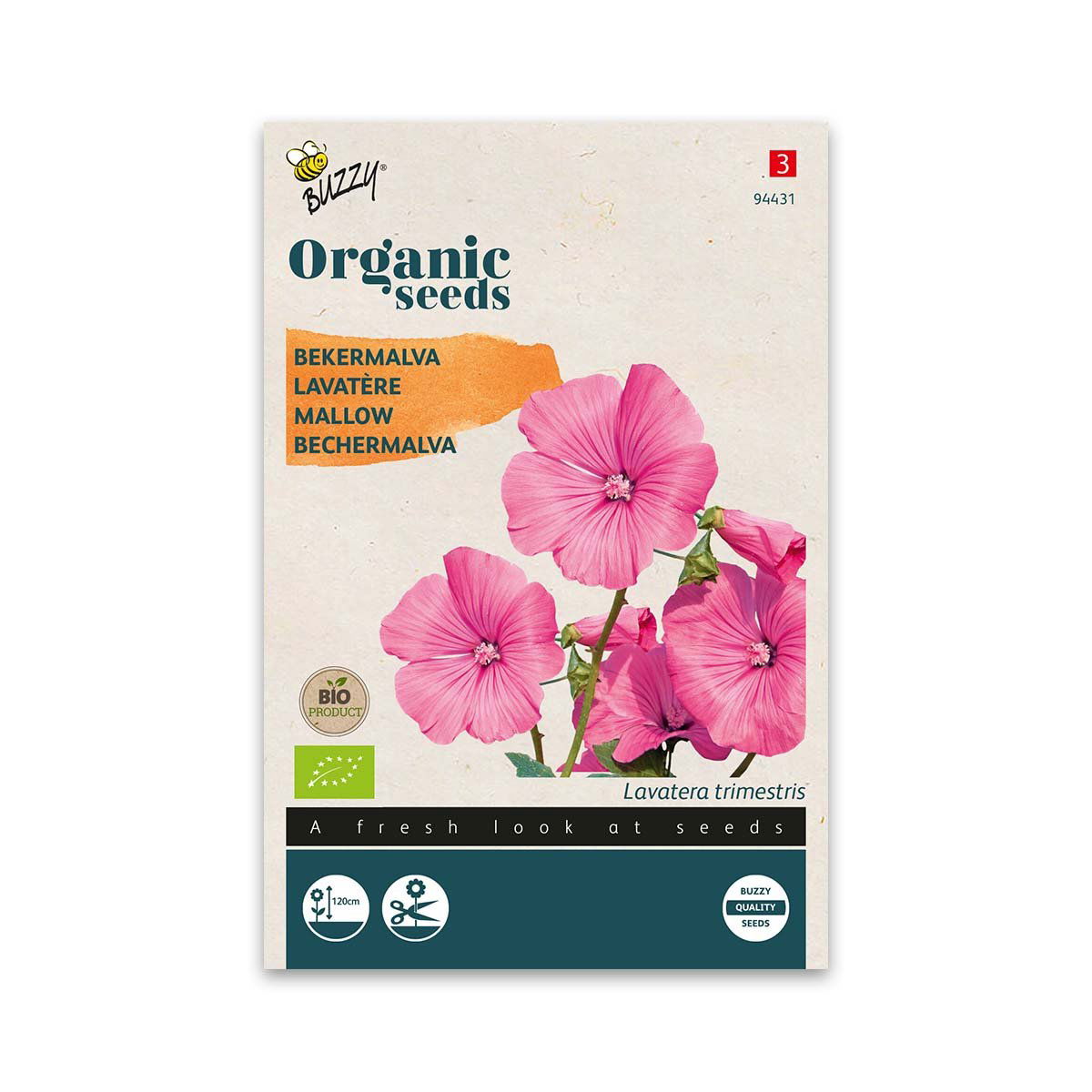 Produktbillede af Økologisk Mamelukærme frø Rose/Red på tilbud i høj kvalitet