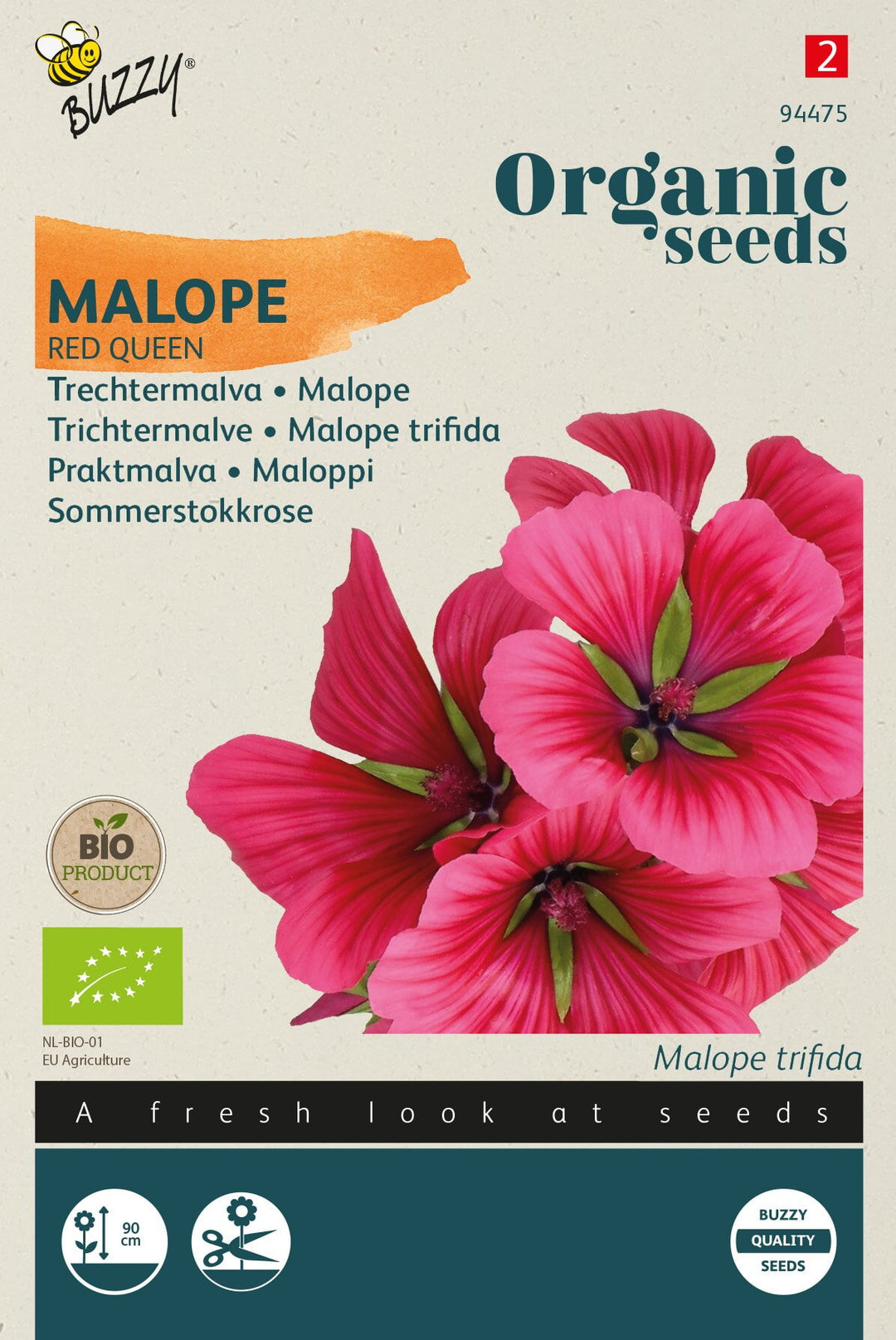 Produktbillede af Økologisk Trompetkatost frø Red Queen  på tilbud i høj kvalitet