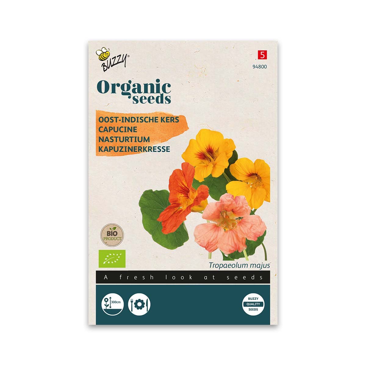 Produktbillede af Økologisk Tallerkensmækker frø Mix på tilbud i høj kvalitet