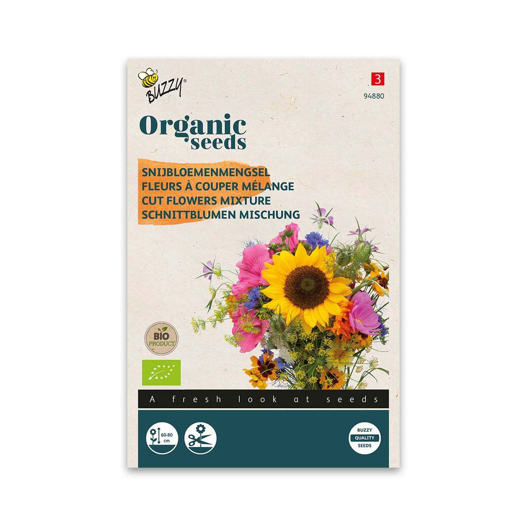 Produktbillede af Økologisk buketblomster frø mix på tilbud i høj kvalitet