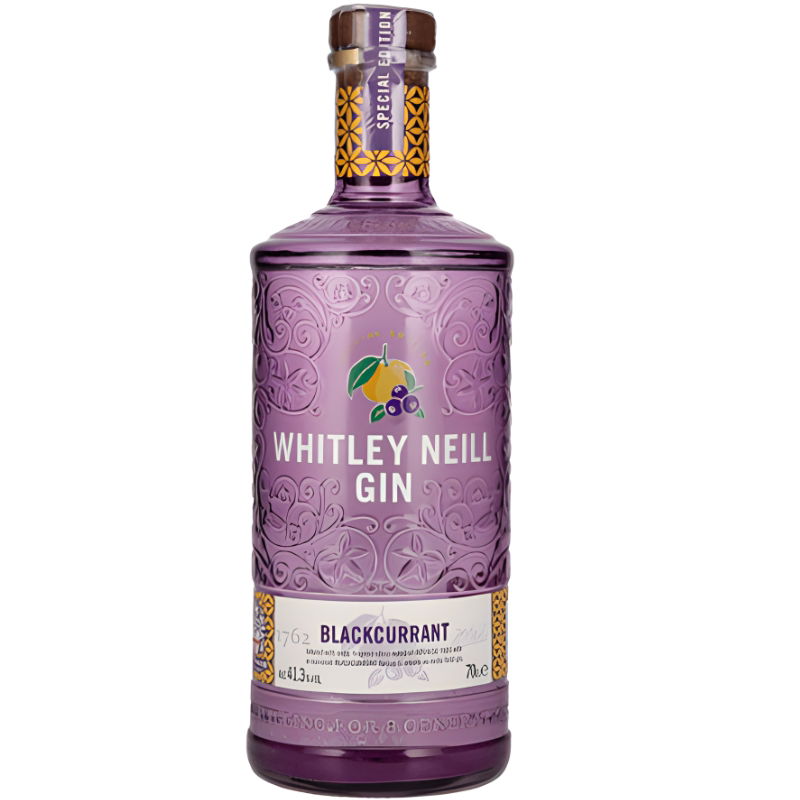 Produktbillede af Whitley Neill Blackcurrant Gin Fl 70 på tilbud i premium kvalitet
