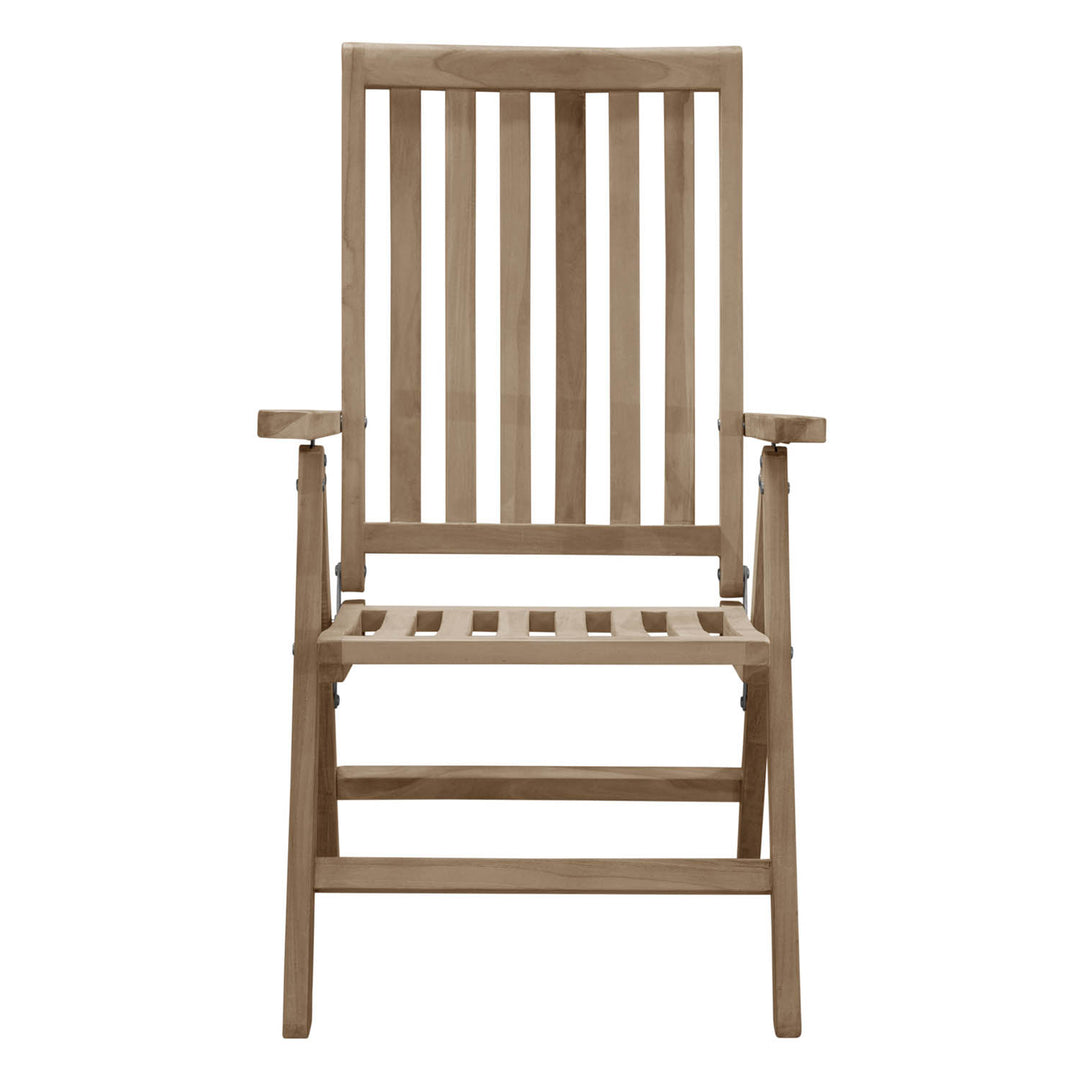 VENTURE DESIGN Kenya udendørs foldestol m. 5 positioner natur teaktræ