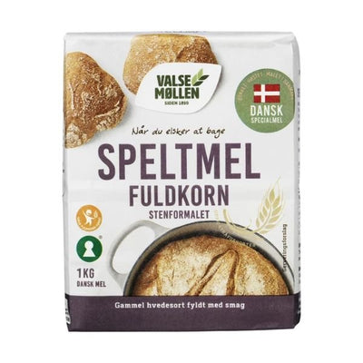 Speltmel Fuldkorn Valsemøllen 1kg ❤ Kæmpe udvalg i Valsemøllen ❤ Billig fragt og hurtig levering 2 - 5 hverdage - Varenummer: BAR-671352 / Ean: '05701075200436 på lager - Udsalg på Delikatesser Kolonial Mel & kerner Spar op til 58% - Over 454 kendte mærker på udsalg