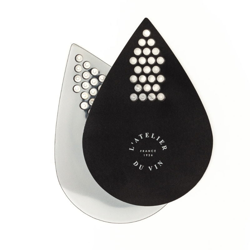 Produktbillede af Verseur Aérateur Souple Silver & Black Vinskænker på tilbud i premium kvalitet