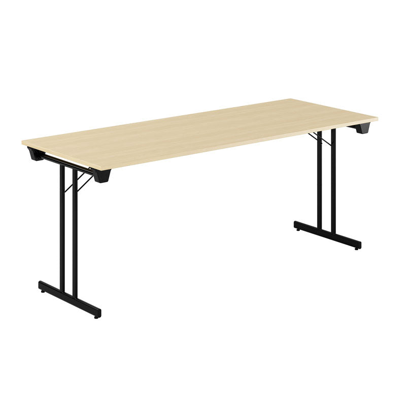Produktbillede af Dinner Style 180x70cm Sammenklappeligt bord Birk-sort på tilbud