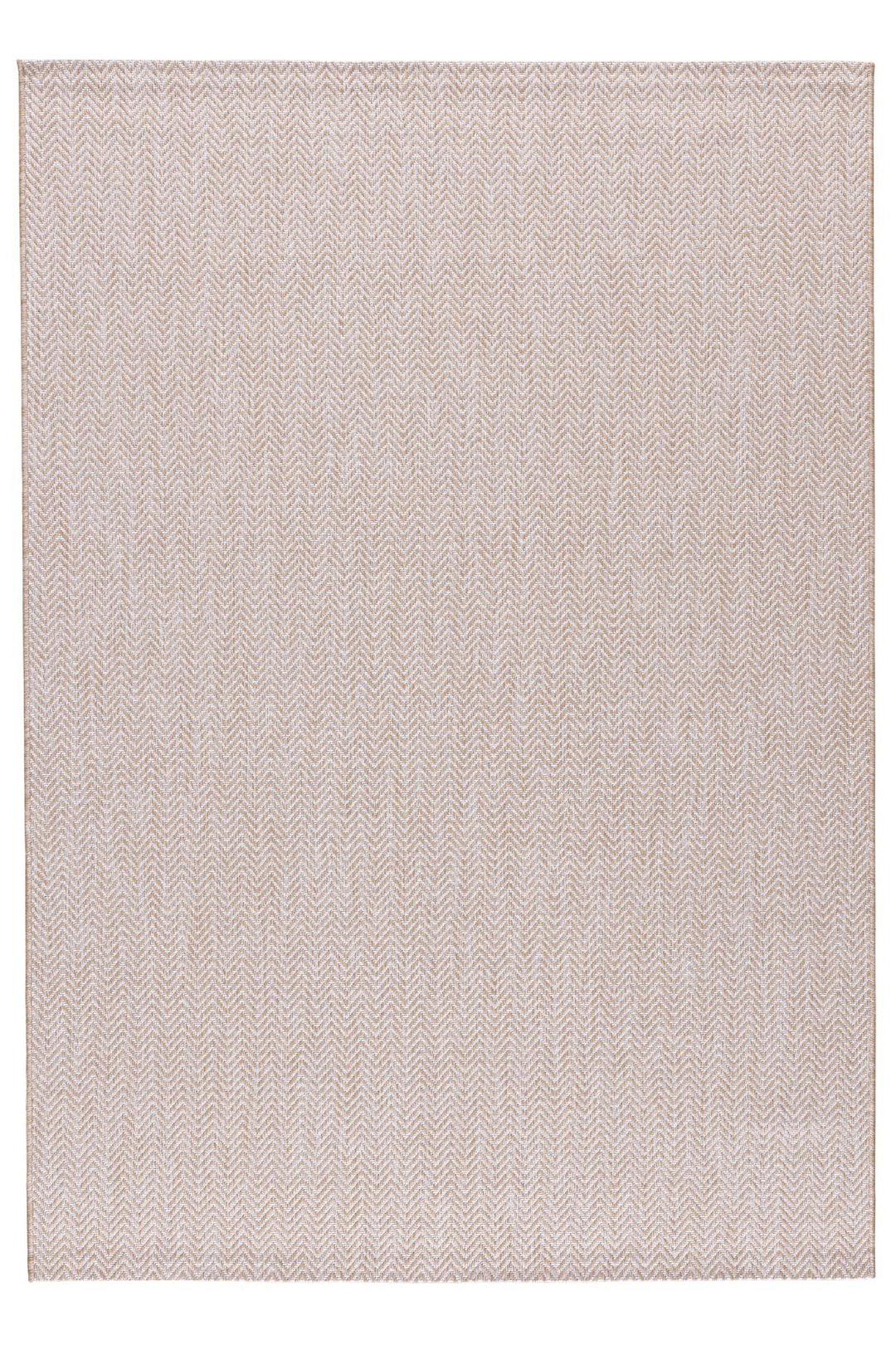 NORDVÄRK Fresco 20522A udendørs gulvtæppe rektangulær ecru polypropylen 50x80