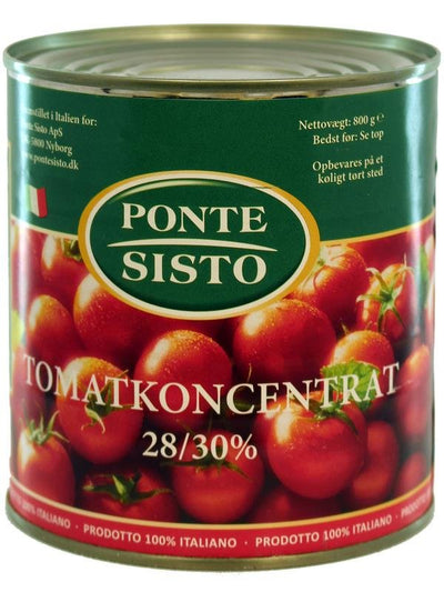 Tomatkoncentrat 28/30 Ds (800g) ❤ Stort online udvalg i Ponte Sisto ❤ Billig fragt og hurtig levering 2 - 5 hverdage - Varenummer: BAR-725109 / Ean: '5707007967934 på lager - Udsalg på Delikatesser | Kolonial | Pasta Spar op til 61% - Over 434 design brands på udsalg