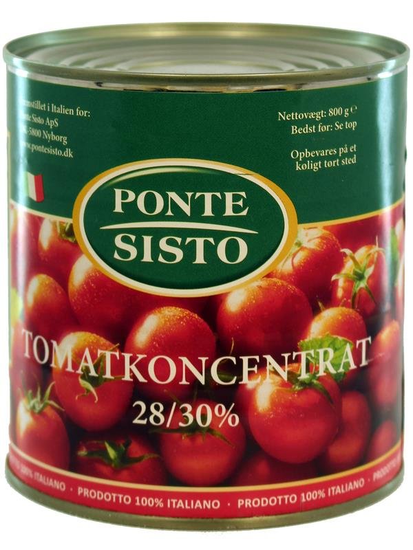 Tomatkoncentrat 28/30 Ds (800g) ❤ Stort online udvalg i Ponte Sisto ❤ Billig fragt og hurtig levering 2 - 5 hverdage - Varenummer: BAR-725109 / Ean: &