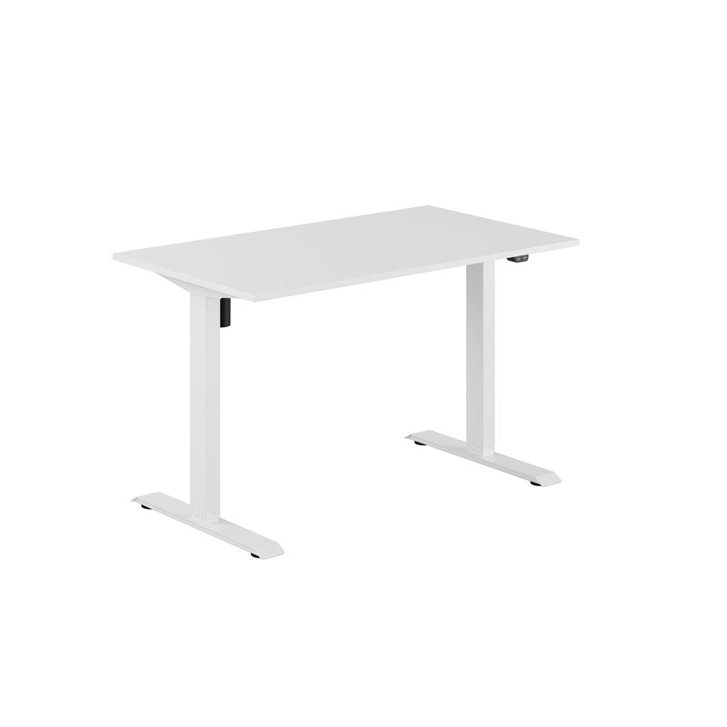 Produktbillede af EASY Hæve/Sænkebord m/1 motor 120x70cm Hvid-hvid på tilbud