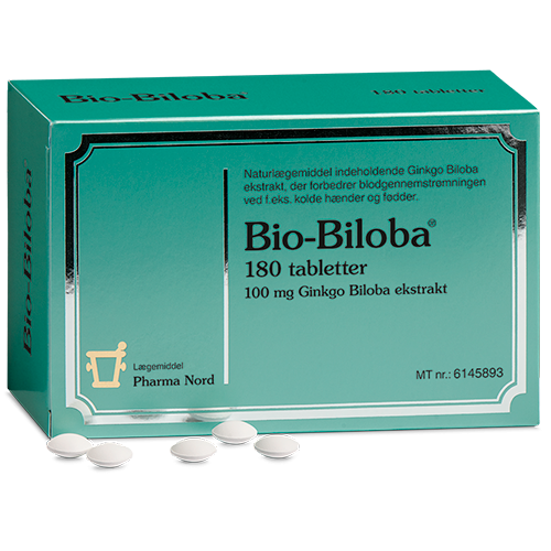 Produktbillede af Pharma Nord Bio-Biloba 180 tabl. på tilbud