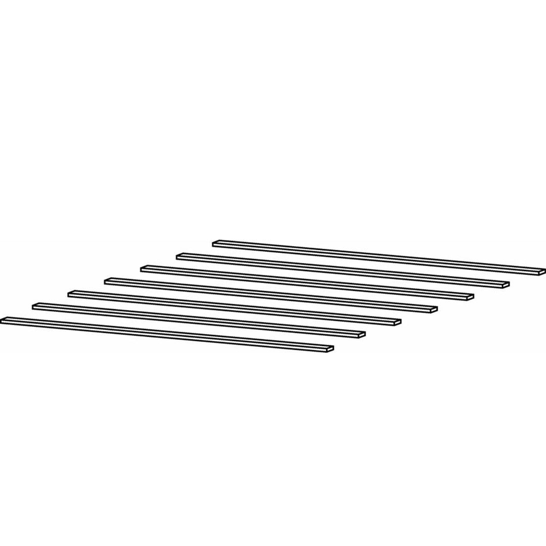 TVILUM lamelbund natur træ 160x200