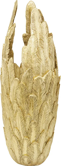 KARE DESIGN Feathers vase guld polyresin H:91cm