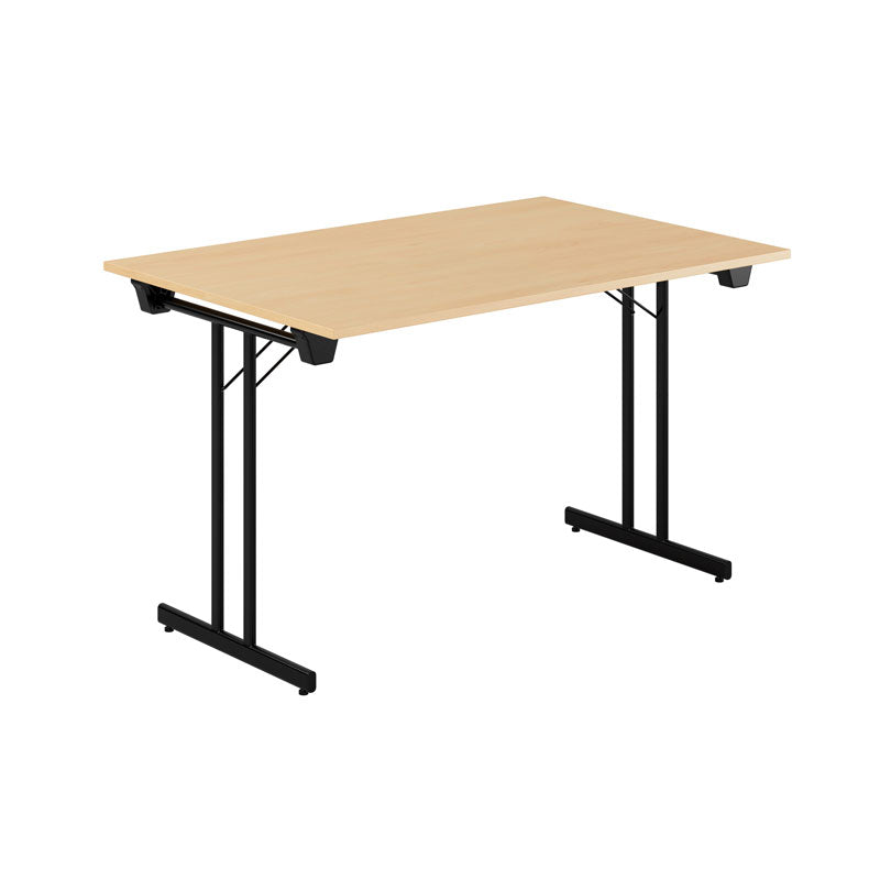 Produktbillede af Dinner Style 120x80cm Sammenklappeligt bord Bøg-sort på tilbud