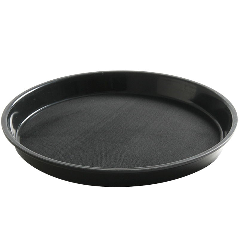 Produktbillede af Serveringsbakke Med Høj Kant Rund 320x37 Mm Skridsikker Pp på tilbud – premium kvalitet og detaljer