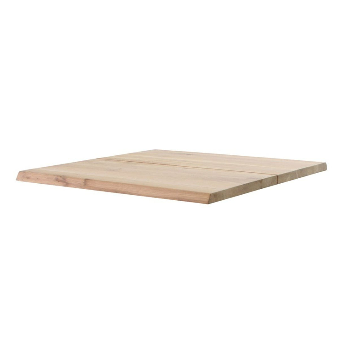Produktbillede af Bordplade Curve 72x72cm Natur-olie på tilbud