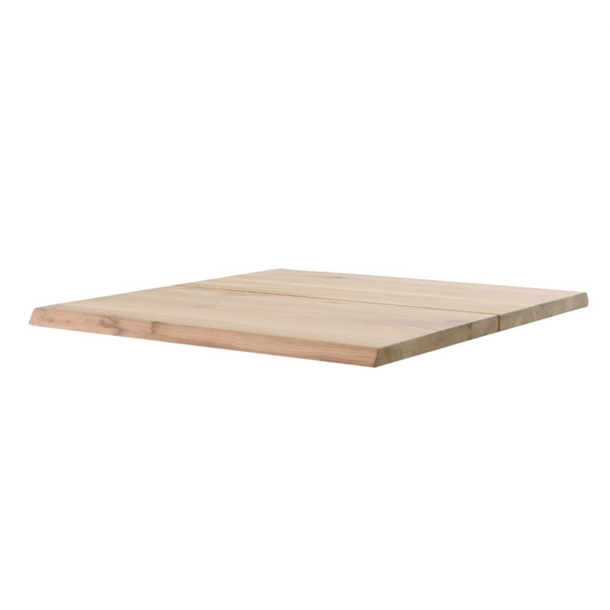 Produktbillede af Bordplade Curve 72x72cm Natur-olie på tilbud