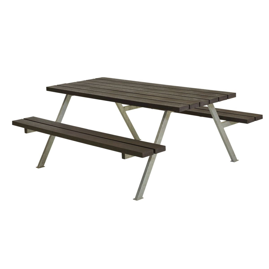 Produktbillede af Alpha Bord/Bænkesæt 177x161x73cm Gen. plast på tilbud