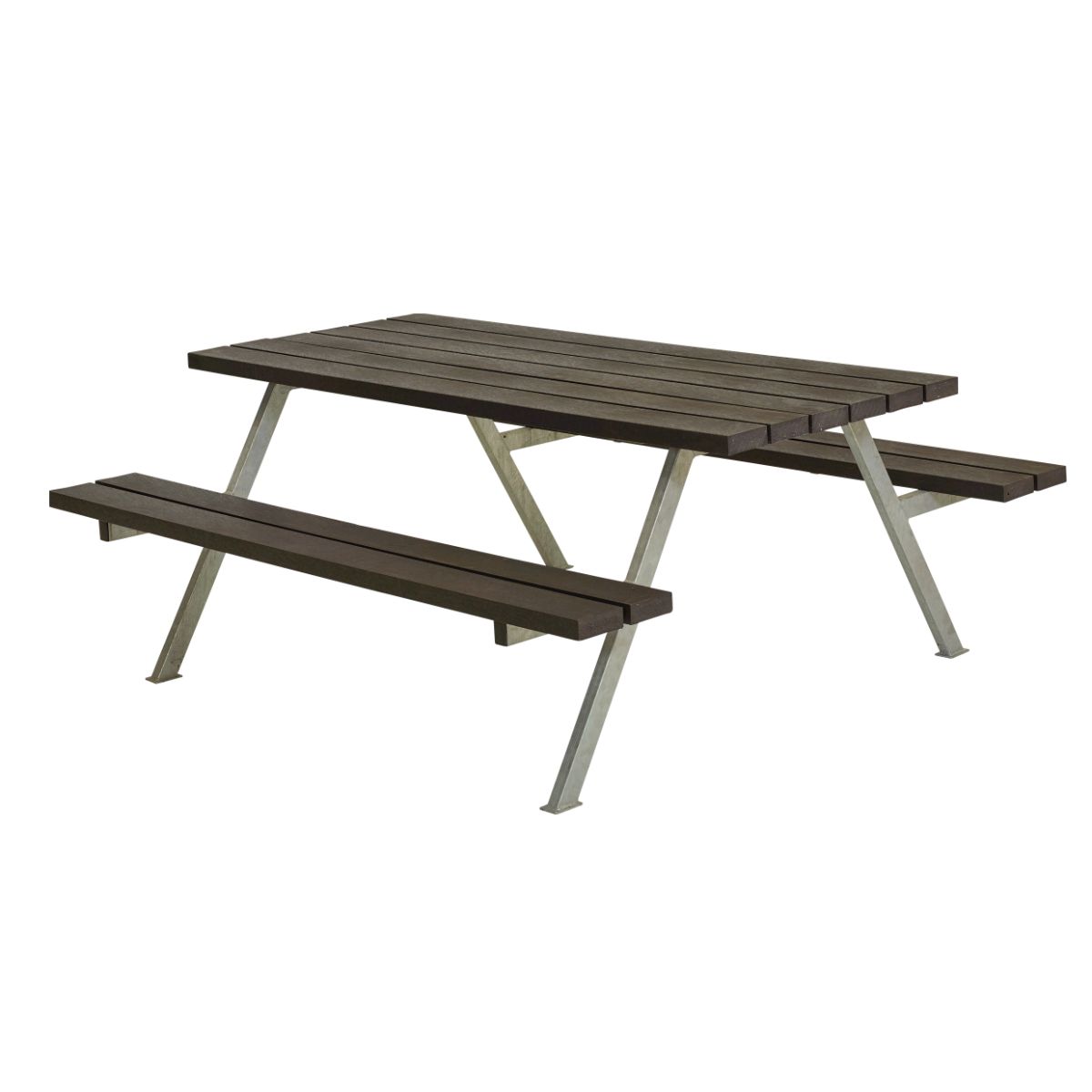 Produktbillede af Alpha Bord/Bænkesæt 177x161x73cm Gen. plast på tilbud