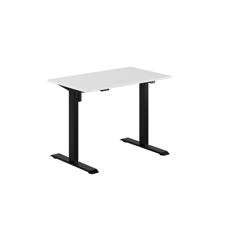 Produktbillede af EASY Hæve/Sænkebord m/1 motor 100x60cm Hvid-sort på tilbud