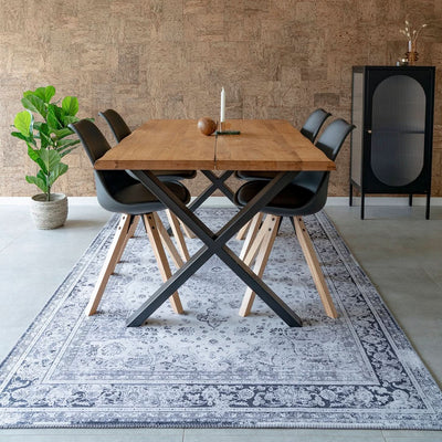 billigt tilbud på Arona tæppe i blå polyester, 200 x 300 cm. Udsalg på 3-nordic. Hurtig levering, billig fragt. Varenummer: 3NDC-4664.