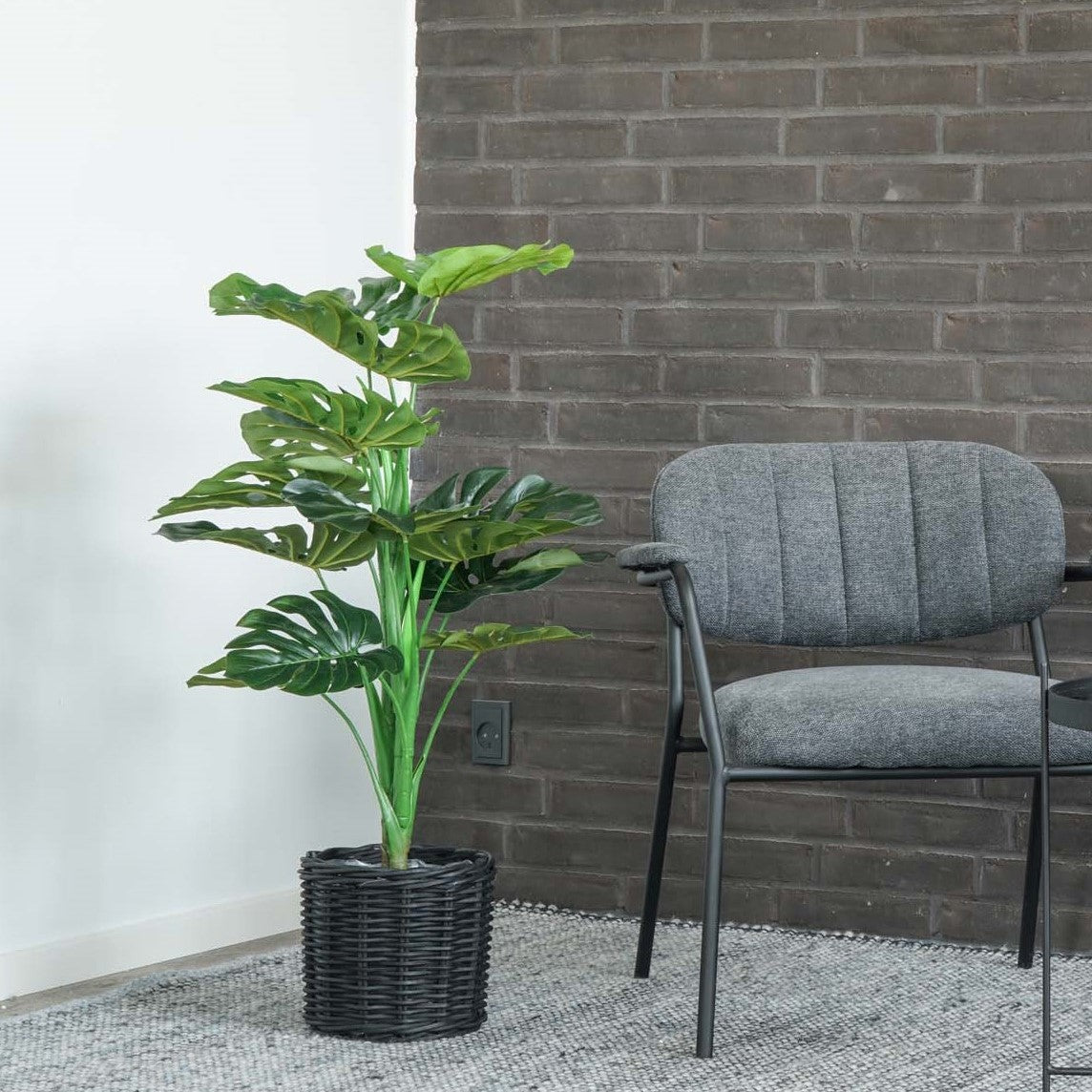 Produktbillede af Monstera Kunstig plante højde 90 cm. på tilbud i høj kvalitet