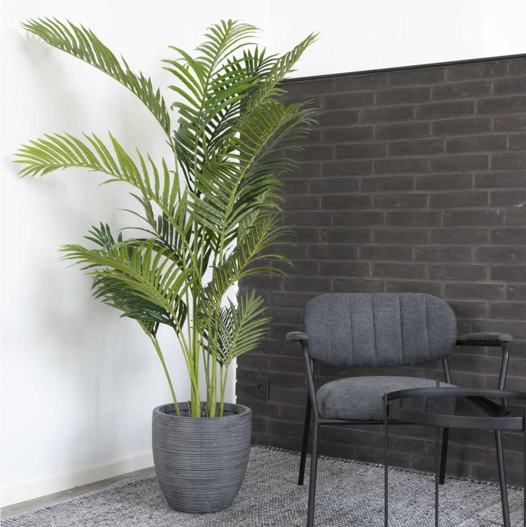 Produktbillede af Areca palme Kunstig plante højde 175 cm. på tilbud i høj kvalitet