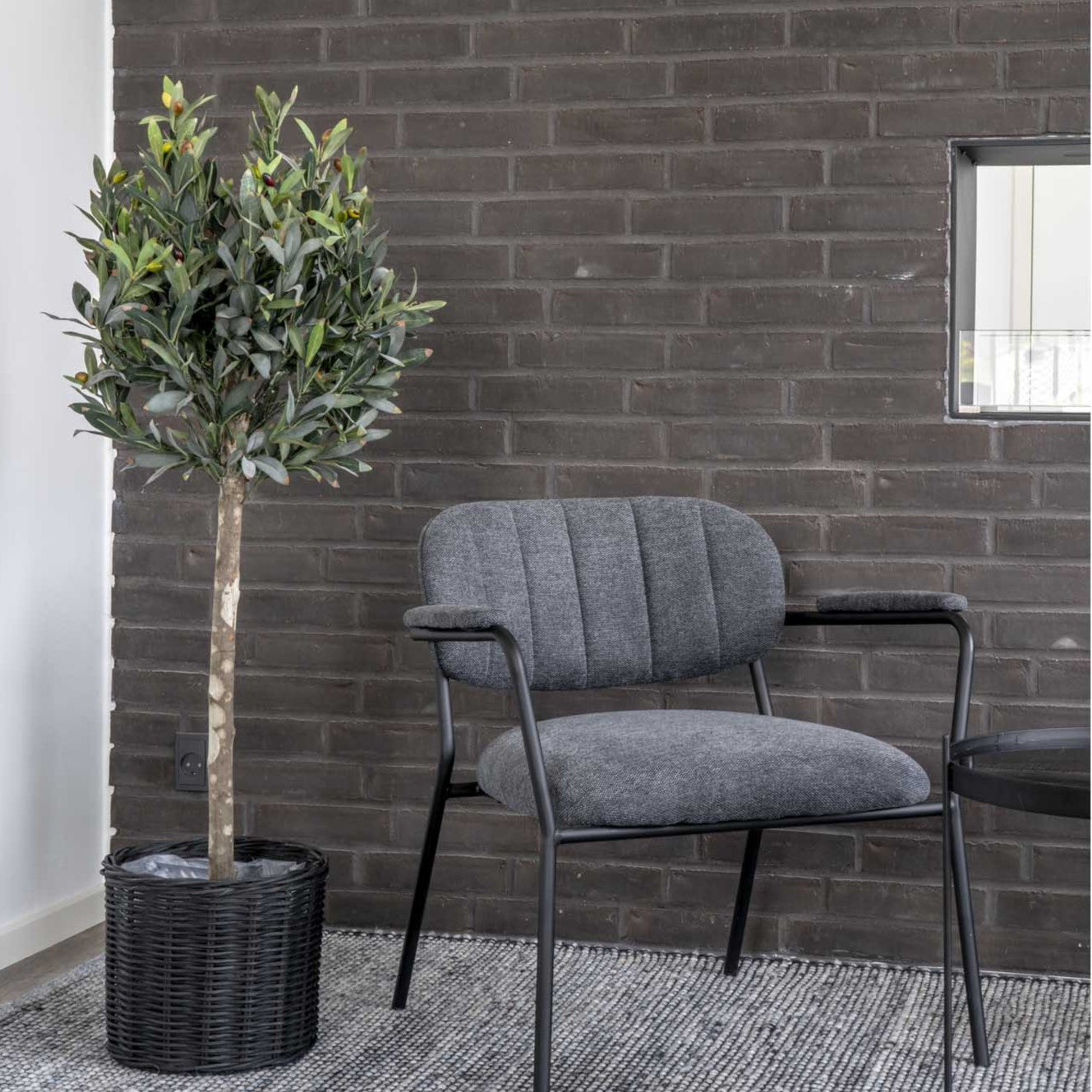 Produktbillede af Oliventræ Kunstig plante højde 120 cm. på tilbud i høj kvalitet