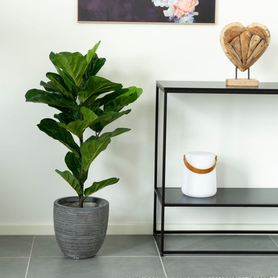 Produktbillede af Violinfigen træ Kunstig plante højde 100 cm. på tilbud i høj kvalitet